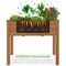 Best Choice Products 34x18x30in Raised Garden Bed, Elevated Wood Planter Box for Kids, Patio w/ Bed Liner